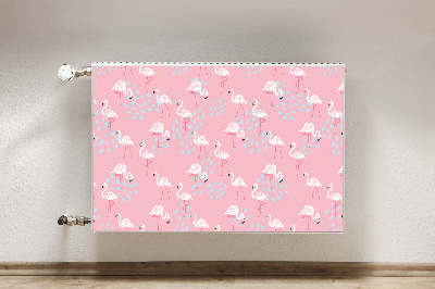 Magnet decorativ pentru calorifer Flamingos