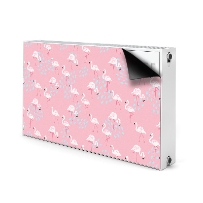 Magnet decorativ pentru calorifer Flamingos