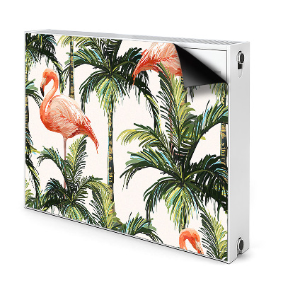 Magnet decorativ pentru calorifer Flamingos