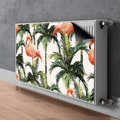 Magnet decorativ pentru calorifer Flamingos