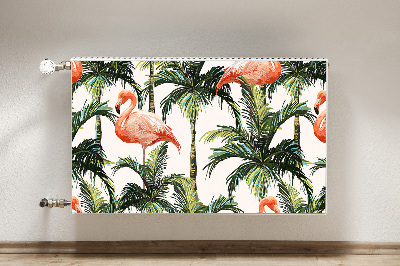 Magnet decorativ pentru calorifer Flamingos