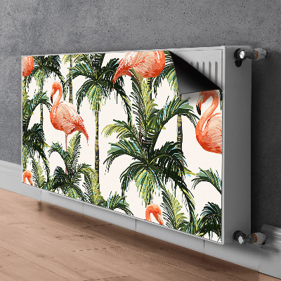 Magnet decorativ pentru calorifer Flamingos