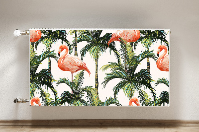 Magnet decorativ pentru calorifer Flamingos