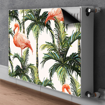 Magnet decorativ pentru calorifer Flamingos