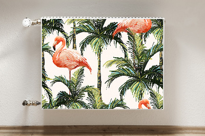 Magnet decorativ pentru calorifer Flamingos