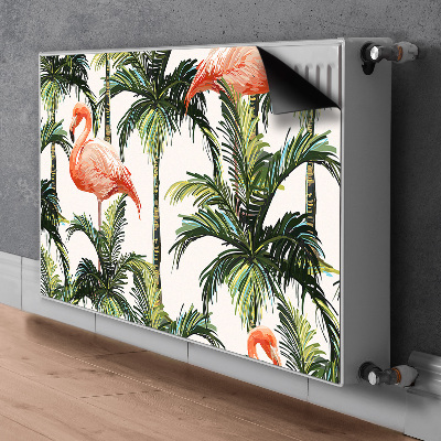 Magnet decorativ pentru calorifer Flamingos