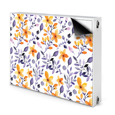 Magnet decorativ pentru calorifer Flori abstracte