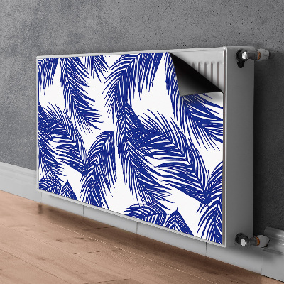 Magnet decorativ pentru calorifer Frunză albastră bleumarin