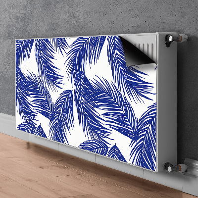 Magnet decorativ pentru calorifer Frunză albastră bleumarin