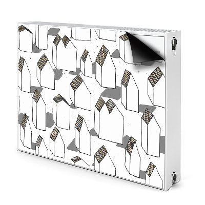 Magnet decorativ pentru calorifer Case moderne