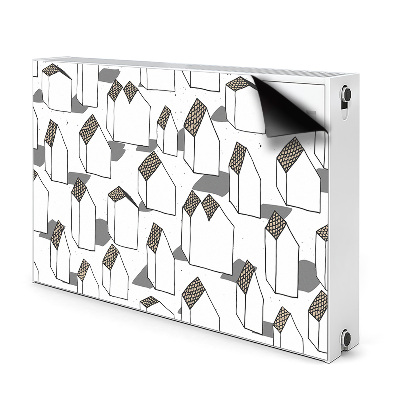 Magnet decorativ pentru calorifer Case moderne