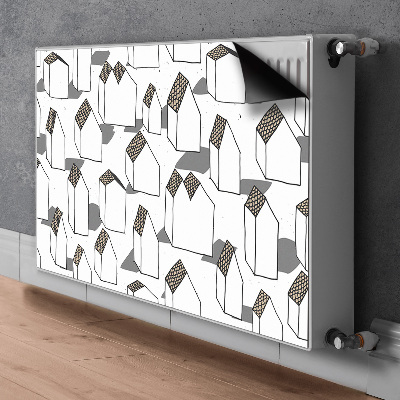 Magnet decorativ pentru calorifer Case moderne