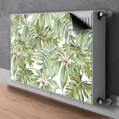 Magnet decorativ pentru calorifer Frunze tropicale