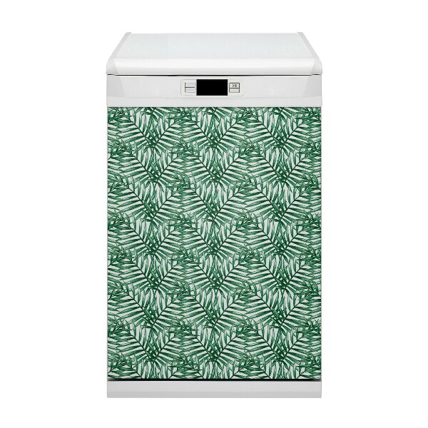 Magnet decorativ pentru mașina de spălat vase Frunze tropicale