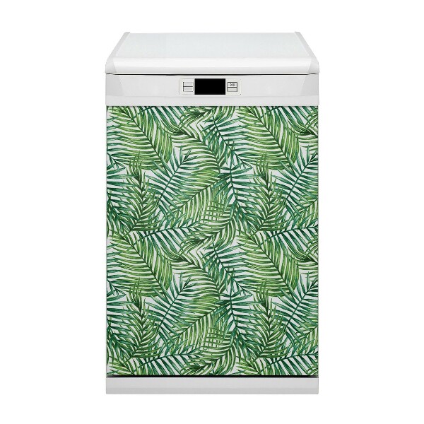 Magnet decorativ pentru mașina de spălat vase Frunze exotice