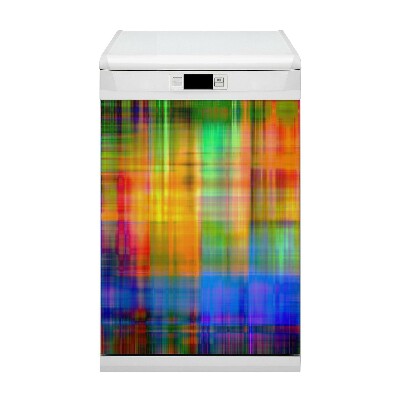 Magnet decorativ pentru mașina de spălat vase Grilă colorată