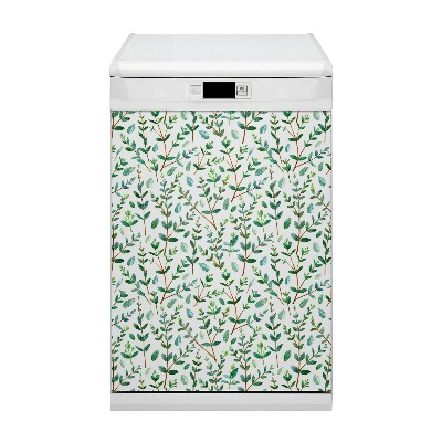 Magnet decorativ pentru mașina de spălat vase Ramuri verzi