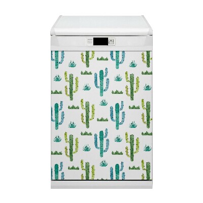 Magnet pentru masina de spalat vase Cacti pictați