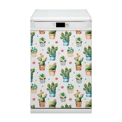 Magnet pentru masina de spalat vase Cactus pictat