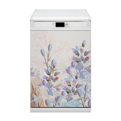 Magnet pentru masina de spalat vase Frunze pastelate