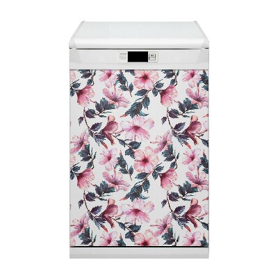 Magnet pentru masina de spalat vase Flori de hibiscus