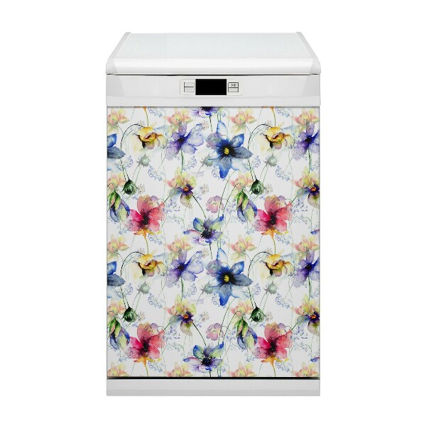 Magnet decorativ pentru mașina de spălat vase Flori de câmp