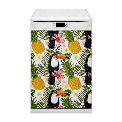 Magnet pentru masina de spalat vase Toucan și ananas