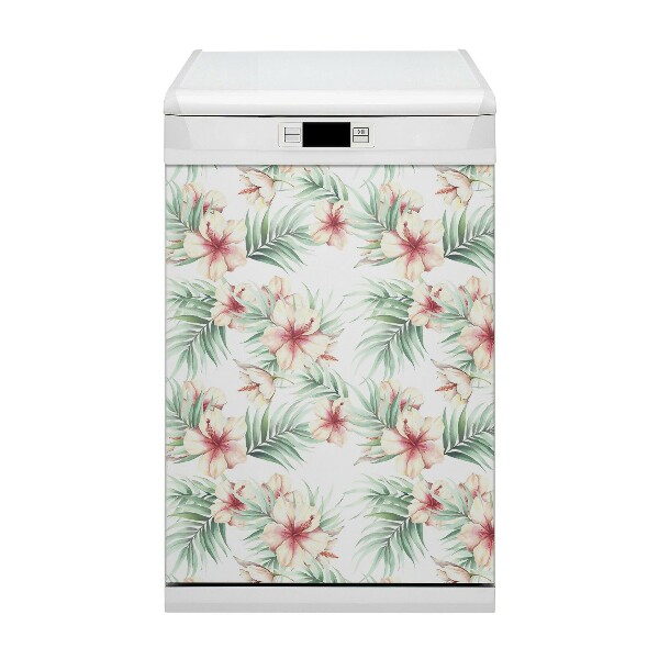 Magnet pentru masina de spalat vase Flori hawaiene