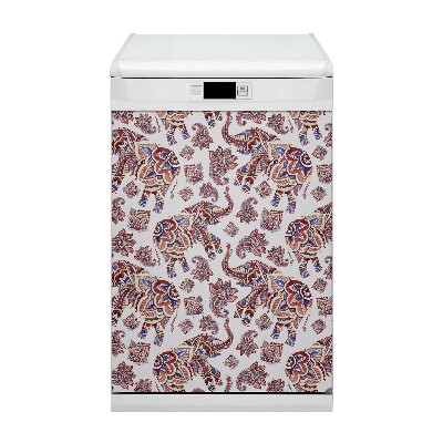 Magnet pentru masina de spalat vase Elefant Paisley