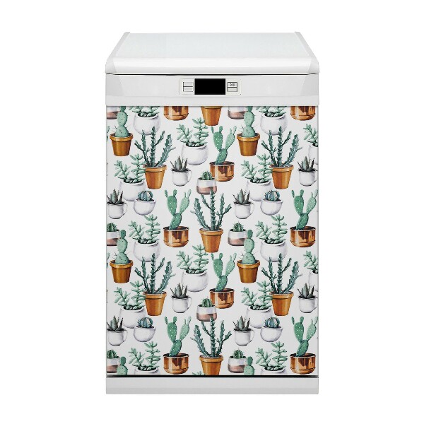 Magnet pentru masina de spalat vase Cacti în ghivece