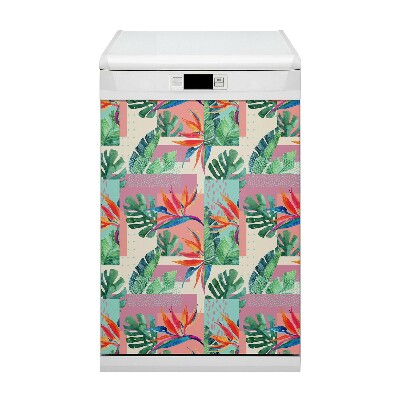 Magnet pentru masina de spalat vase Mozaic tropical