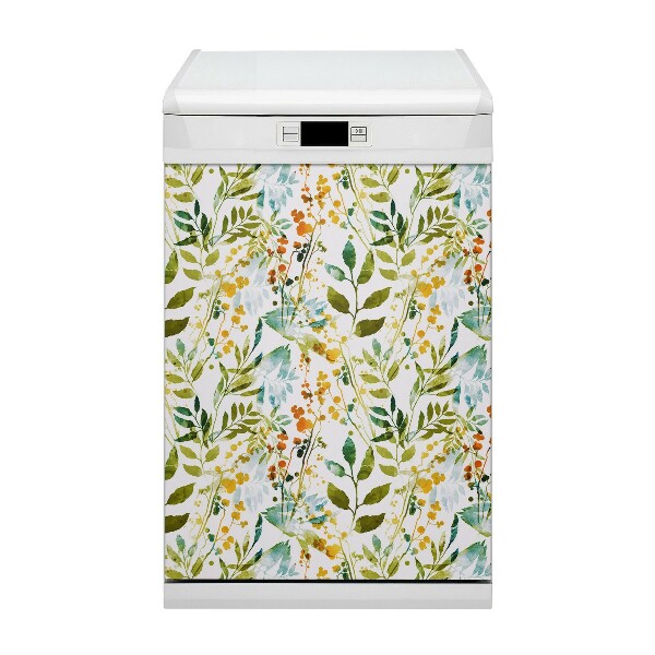Magnet pentru masina de spalat vase Flori boho