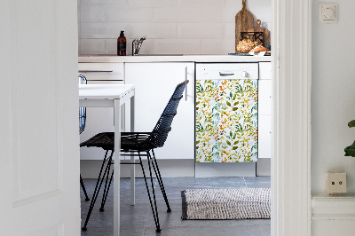 Magnet pentru masina de spalat vase Flori boho