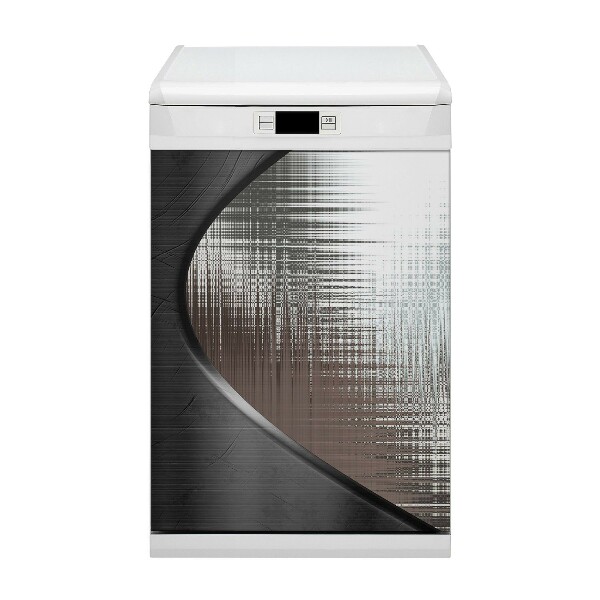 Magnet decorativ pentru mașina de spălat vase Abstractizarea argintului
