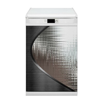 Magnet decorativ pentru mașina de spălat vase Abstractizarea argintului