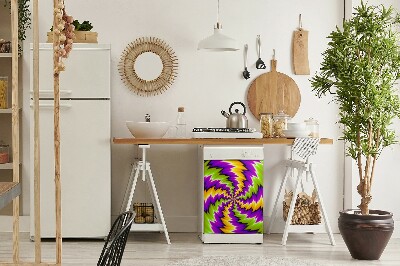 Magnet decorativ pentru mașina de spălat vase Vortex de abstractizare