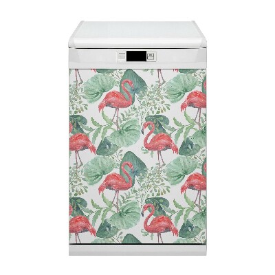 Magnet pentru masina de spalat vase Flamingos exotic