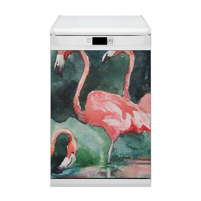 Magnet pentru masina de spalat vase Flamingo pictat