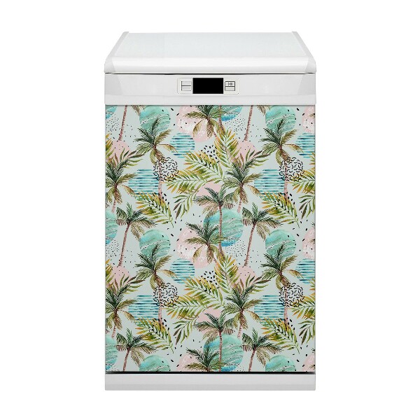 Magnet decorativ pentru mașina de spălat vase PALMS HAWAII