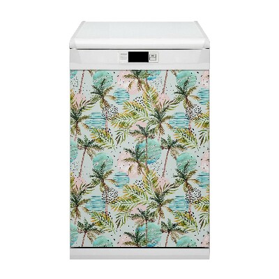 Magnet decorativ pentru mașina de spălat vase PALMS HAWAII