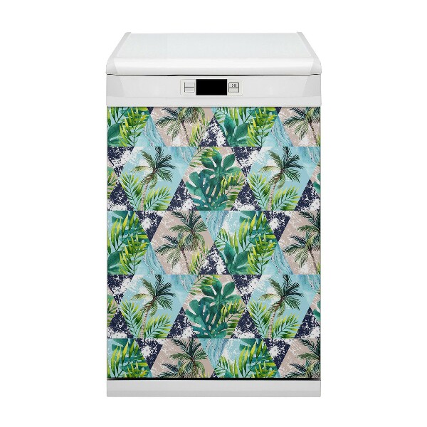 Magnet pentru masina de spalat vase Mozaic tropical