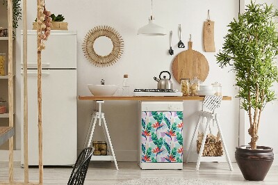 Magnet decorativ pentru mașina de spălat vase Flora tropicală