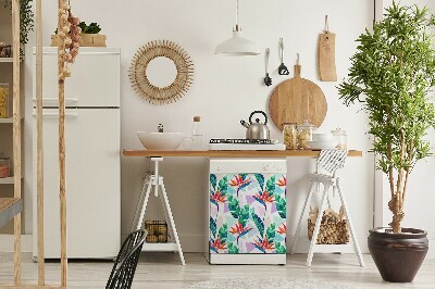 Magnet decorativ pentru mașina de spălat vase Flora tropicală