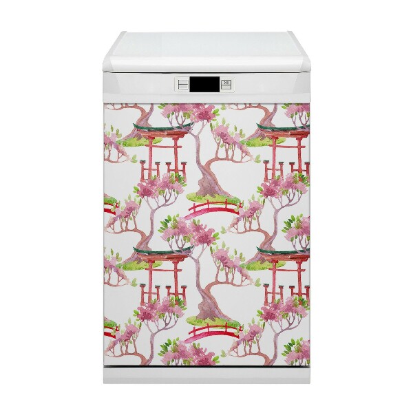 Magnet decorativ pentru mașina de spălat vase Motive japoneze