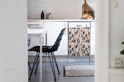 Magnet pentru masina de spalat vase Mural retro