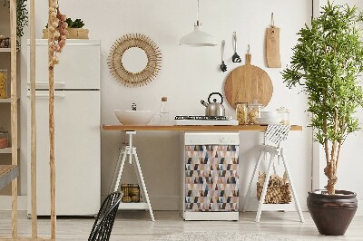 Magnet pentru masina de spalat vase Mural retro