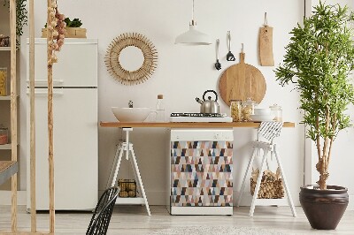 Magnet pentru masina de spalat vase Mural retro