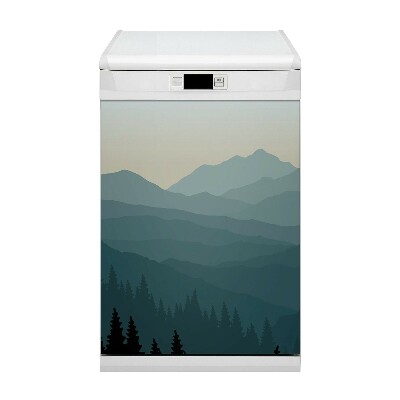 Magnet pentru masina de spalat vase Vedere a munților