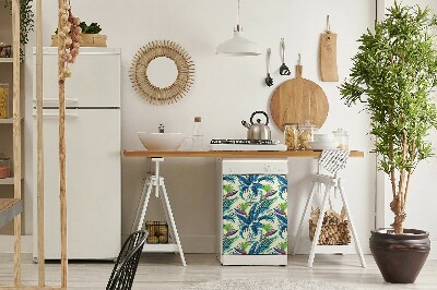 Magnet decorativ pentru mașina de spălat vase Imagine tropicală