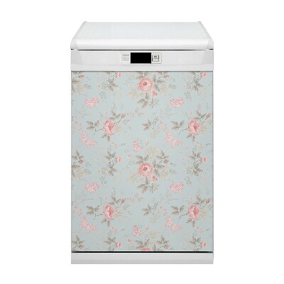 Magnet pentru masina de spalat vase Trandafiri și fluturi